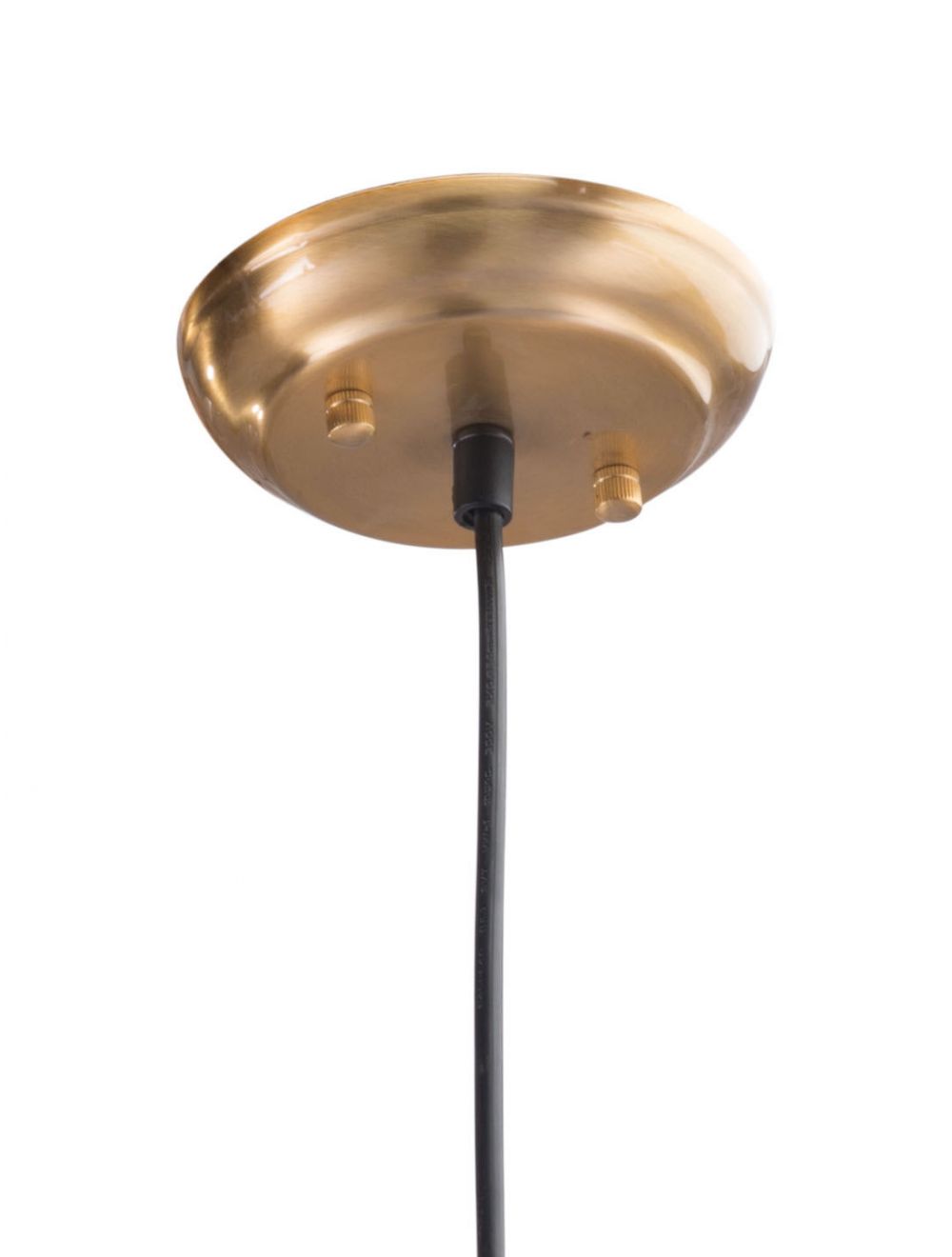 HomeRoots Gold Bubble Ceiling Lamp With Smoked Glass Finish