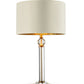 HomeRoots Gold Desk Lamp in Crystal Accent Finish