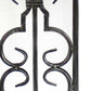 HomeRoots Gray Industrial Table Lamp With Stacked Metal Pedestal