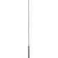 HomeRoots Half and Half Orb Ceiling Lamp in Chrome Finish