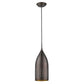 HomeRoots Hanging Light With Glass Studs in Bronze Finish