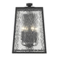 HomeRoots Hirche 4-Light Wall Light in Matte Black Finish
