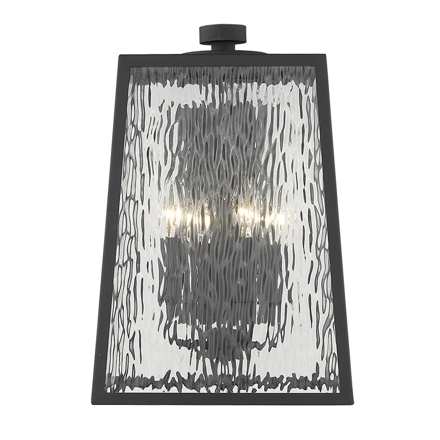 HomeRoots Hirche 4-Light Wall Light in Matte Black Finish