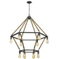 HomeRoots Holden 12-Light Wagon Wheel Chandelier With Antique Gray Finish