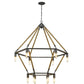 HomeRoots Holden 12-Light Wagon Wheel Chandelier With Antique Gray Finish