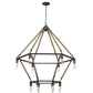 HomeRoots Holden 12-Light Wagon Wheel Chandelier With Antique Gray Finish