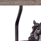 HomeRoots Horse Rests Peacefully Accent Lamp in Brown Finish