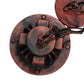 HomeRoots Industrial Retro Metal Pendant Lamp in Vintage Bronze Finish