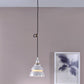 HomeRoots Industrial Two Tier Hanging Light in White Metal Finish