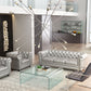 HomeRoots Intersected Ceiling Lamp in Chrome Finish
