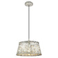 HomeRoots Iris 1-Light Pendant in Aged Ivory Finish