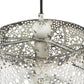 HomeRoots Iris 1-Light Pendant in Aged Ivory Finish