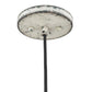 HomeRoots Iris 1-Light Pendant in Aged Ivory Finish