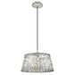 HomeRoots Iris 1-Light Pendant in Aged Ivory Finish
