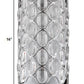 HomeRoots Isabella 1-Light Wall Sconce With Crystal Accents in Polished Nickel Finish