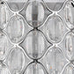 HomeRoots Isabella 1-Light Wall Sconce With Crystal Accents in Polished Nickel Finish