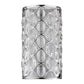 HomeRoots Isabella 1-Light Wall Sconce With Crystal Accents in Polished Nickel Finish