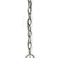 HomeRoots Isabella 4-Light Drum Pendant With Crystal Accents and Polished Nickel Finish
