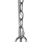 HomeRoots Kara 5-Light Chandelier With Fabric Shades And Crystal Bobeches in Polished Nickel Finish