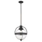 HomeRoots Kassian 1-Light Pendant in Oil Rubbed Bronze Finish