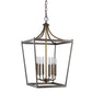 HomeRoots Kennedy 6-Light Foyer Pendant in Oil Rubbed Bronze Finish