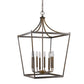 HomeRoots Kennedy 8-Light Foyer Pendant in Oil Rubbed Bronze Finish