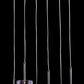 HomeRoots Kitchen Island Cylinder Six Light LED Ceiling Light With Shades