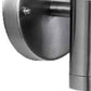HomeRoots LED One Light Outdoor Can Shape Wall Sconce With Stainless Steel Finish