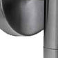 HomeRoots LED One Light Outdoor Can Shape Wall Sconce With Stainless Steel Finish