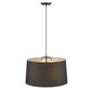 HomeRoots Lamia 1-Light Mini Pendant in Matte Black Finish