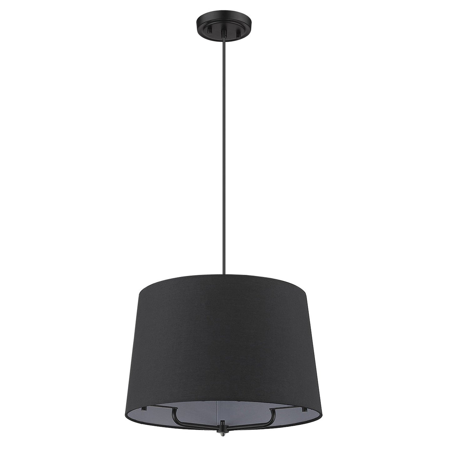 HomeRoots Lamia 1-Light Mini Pendant in Matte Black Finish