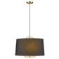 HomeRoots Lamia 3-Light Mini Pendant in Gold Finish
