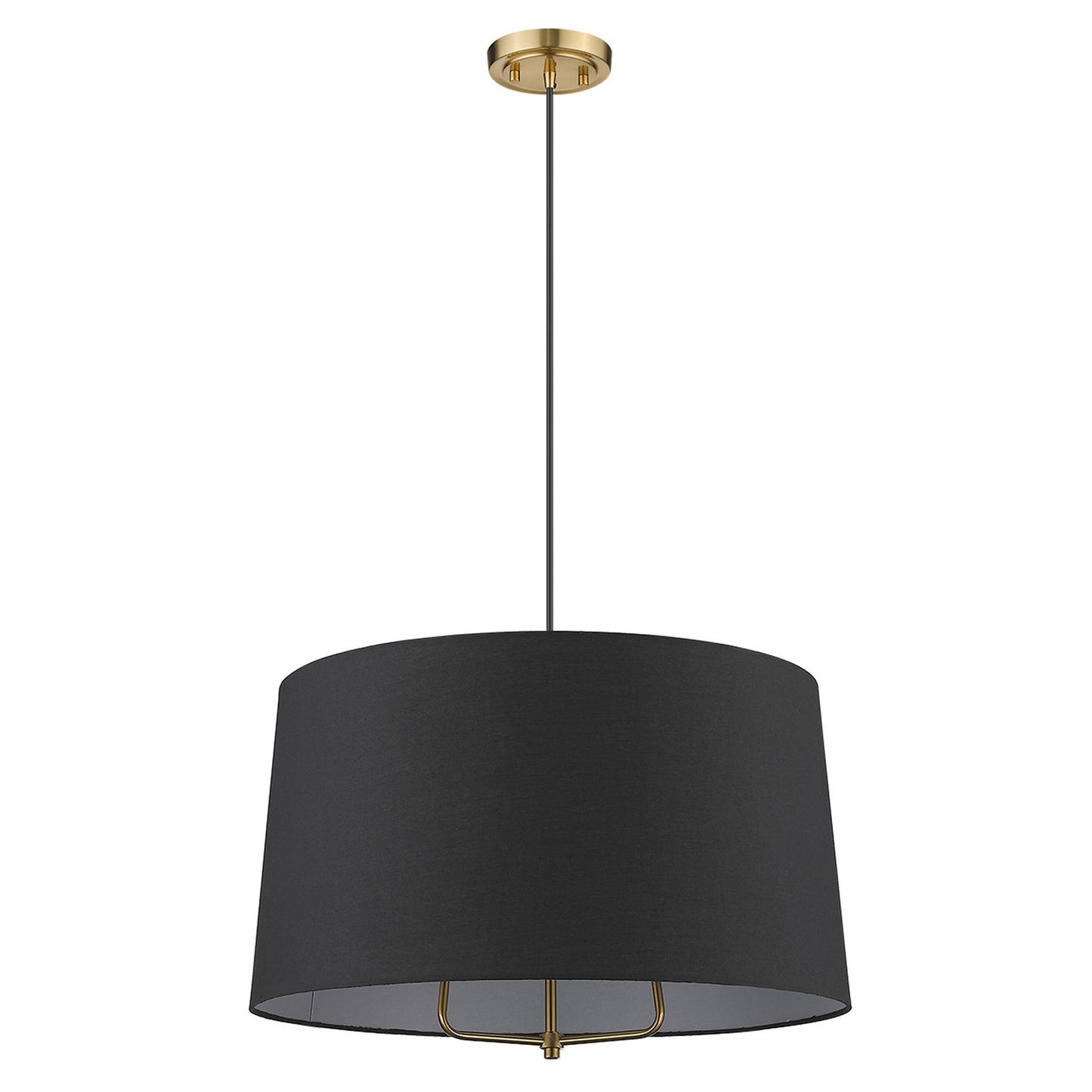 HomeRoots Lamia 3-Light Mini Pendant in Gold Finish