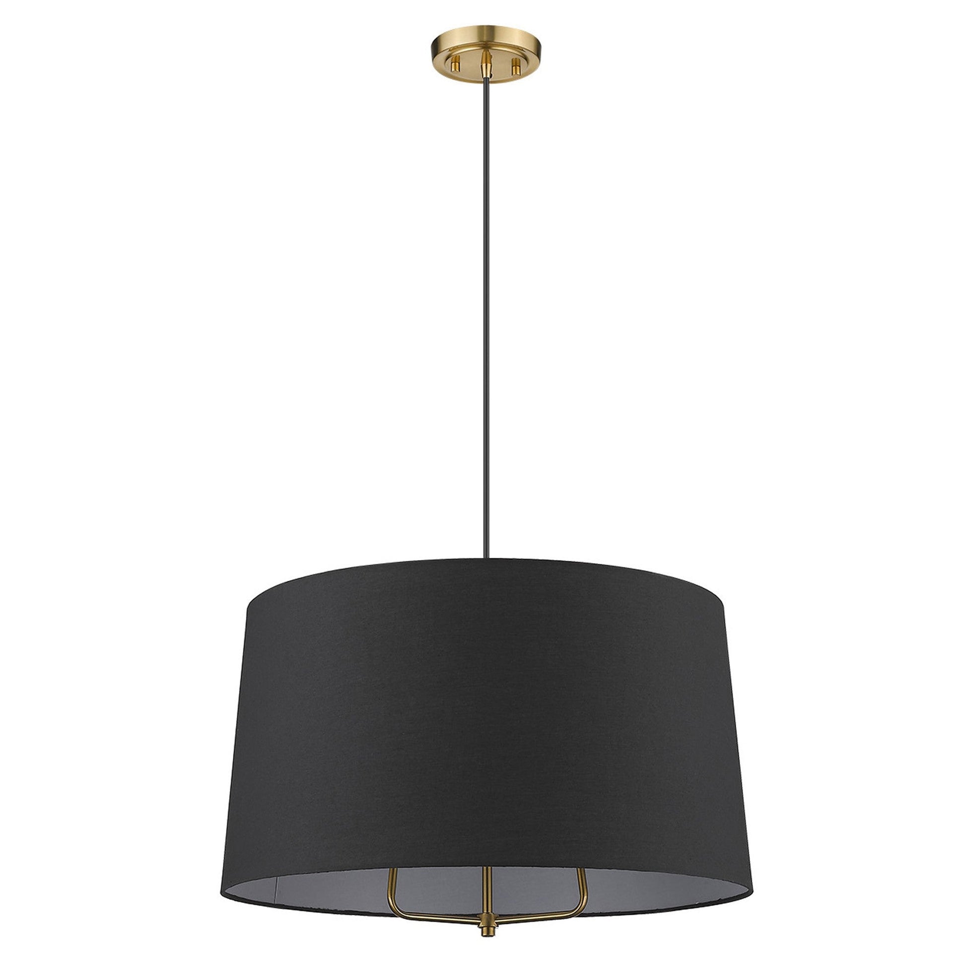 HomeRoots Lamia 3-Light Mini Pendant in Gold Finish