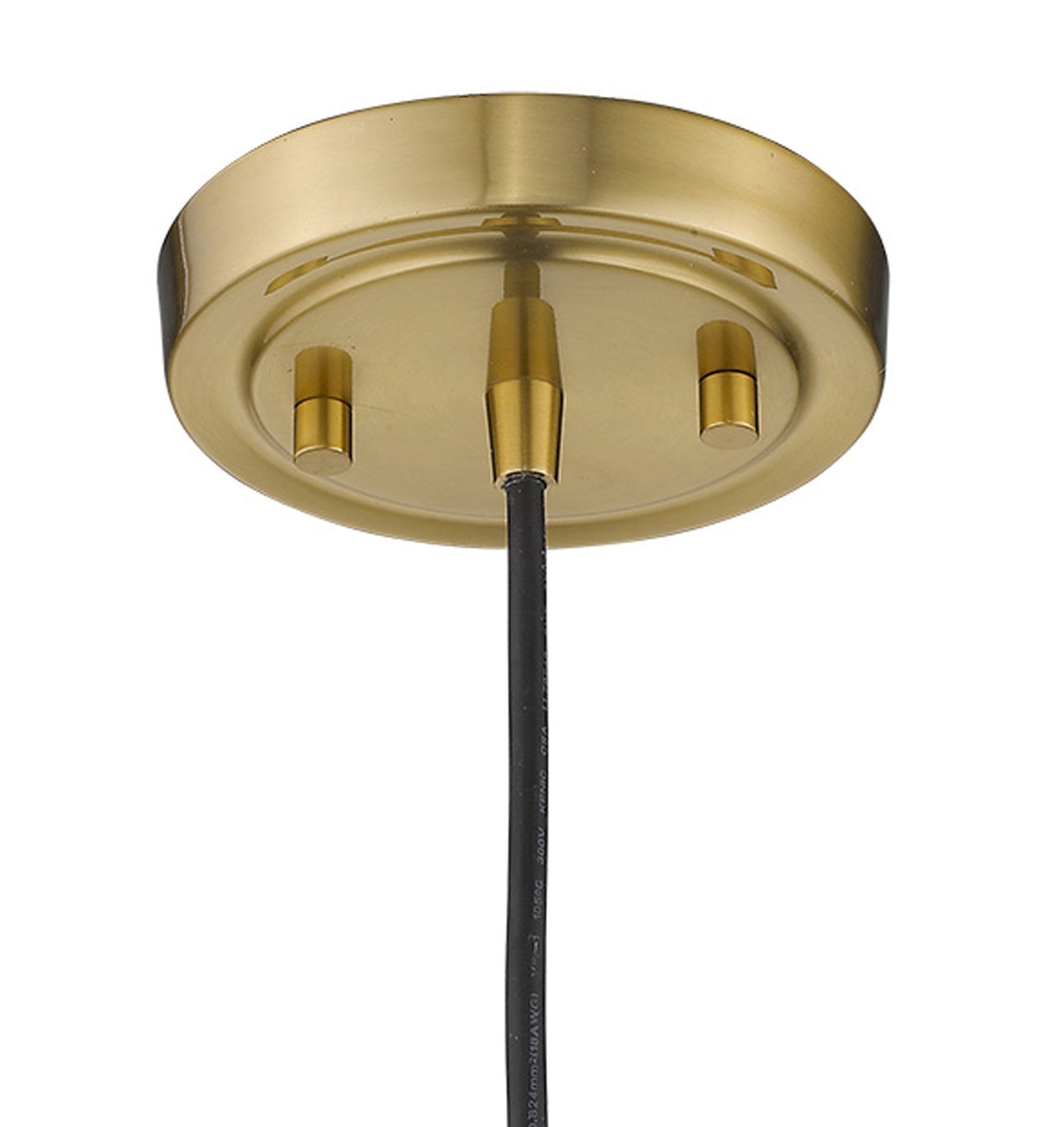 HomeRoots Lamia 3-Light Mini Pendant in Gold Finish