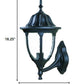 HomeRoots Lamp Shape Wall Light in Matte Black Finish