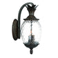 HomeRoots Lanai 3-Light Coral Wall Light in Black Finish