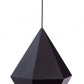 HomeRoots Lantern Geometric Dimmable Ceiling Light With Black Shades