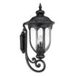 HomeRoots Laurens 3-Light Wall Light in Matte Black Finish