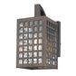 HomeRoots Letzel 1-Light Wall Light in Oil Rubbed Bronze Finish