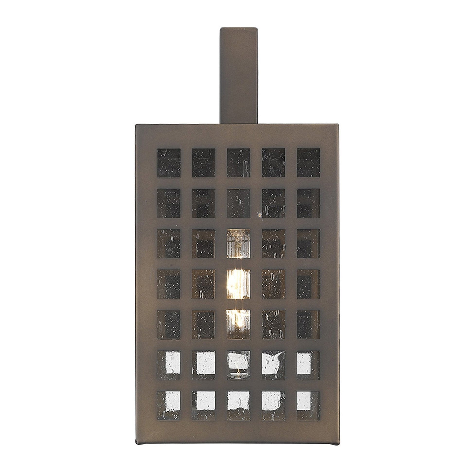 HomeRoots Letzel 1-Light Wall Light in Oil Rubbed Bronze Finish