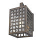 HomeRoots Letzel 1-Light Wall Light in Oil Rubbed Bronze Finish