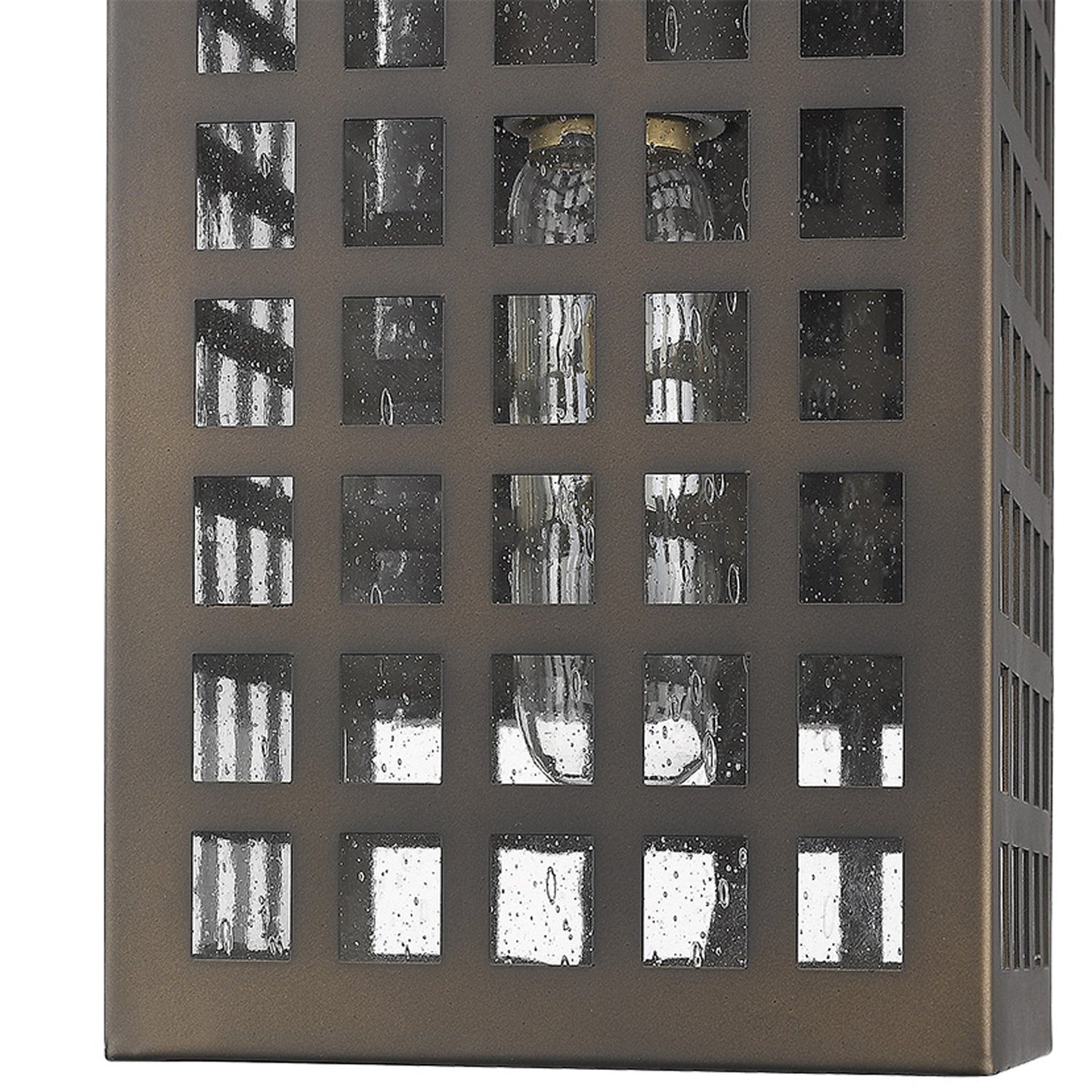 HomeRoots Letzel 1-Light Wall Light in Oil Rubbed Bronze Finish