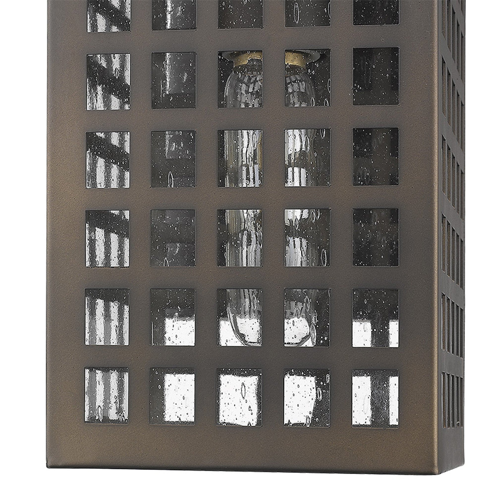 HomeRoots Letzel 1-Light Wall Light in Oil Rubbed Bronze Finish