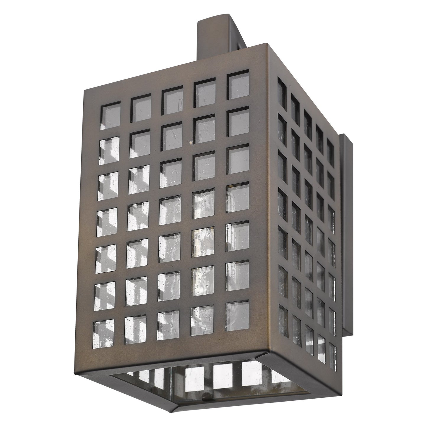 HomeRoots Letzel 1-Light Wall Light in Oil Rubbed Bronze Finish