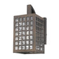 HomeRoots Letzel 1-Light Wall Light in Oil Rubbed Bronze Finish