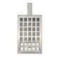 HomeRoots Letzel 1-Light Wall Light in Satin Nickel Finish