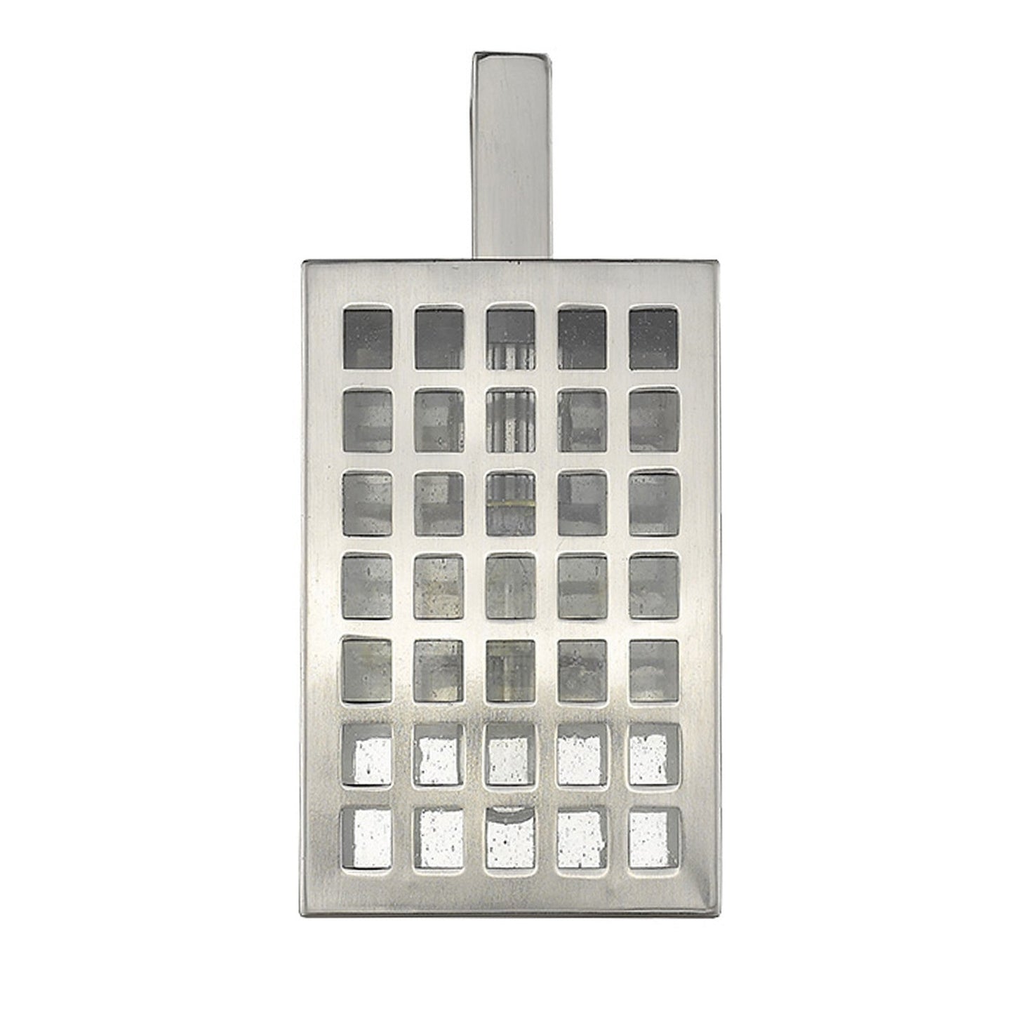 HomeRoots Letzel 1-Light Wall Light in Satin Nickel Finish