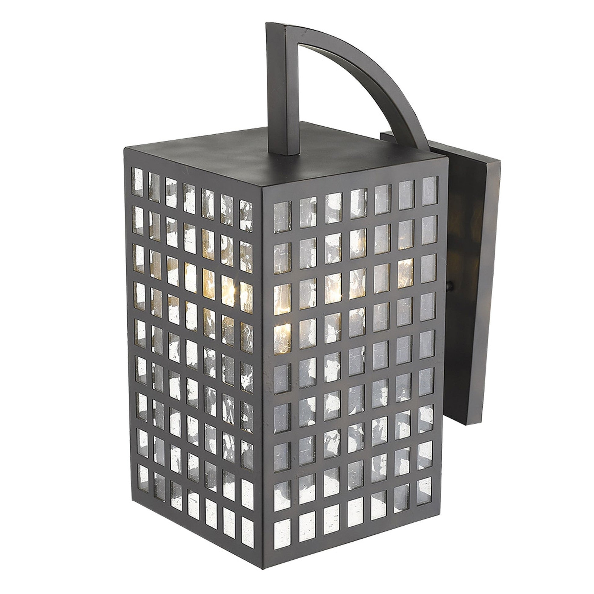 HomeRoots Letzel 3-Light Wall Light in Oil Rubbed Bronze Finish