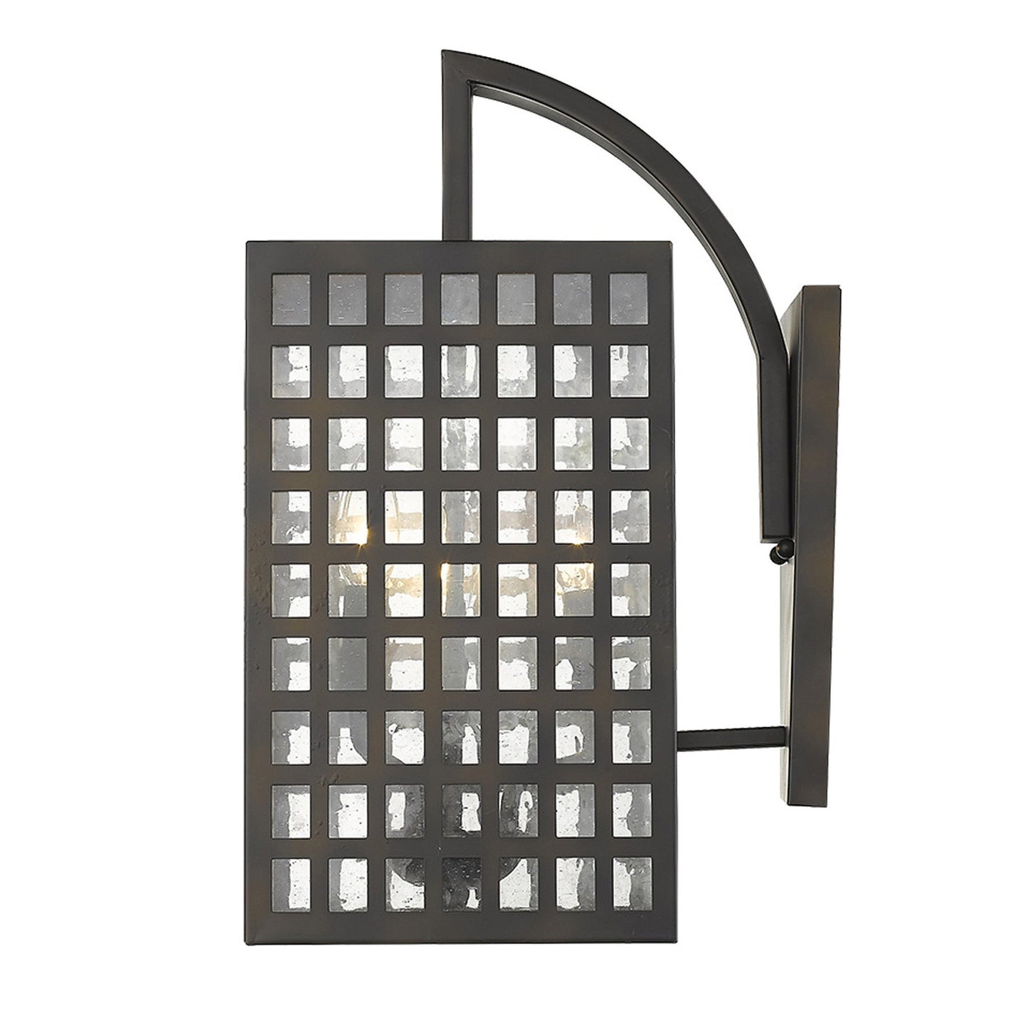 HomeRoots Letzel 3-Light Wall Light in Oil Rubbed Bronze Finish